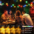 40ft 40LED StarryEver Outdoor String Lights Plug in, Connectable WarmWhite & Multicolor Nylon Lantern String Lights