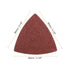 60pcs Triangular Hook & Loop Sandpapers, 40/60/80/100/120/150 Grits Aluminum Oxide Sanding Pads