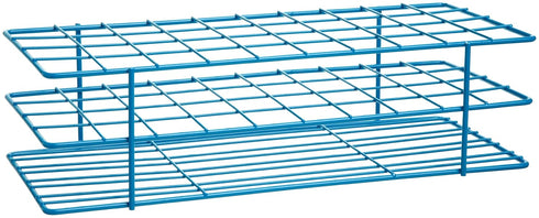 SP Bel-Art Poxygrid Test Tube Rack, Blue, For 20-25mm Tubes, 40 Places