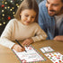 sunepany 8 Set 5x7 Letter from Santa Letter Writing Kit In Christmas Stationery with Red Envelopes, Secret Santa Cards
