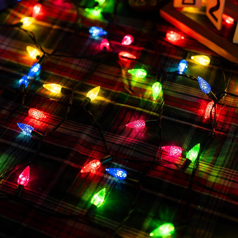 C6 200 66 8 TW SHINE Christmas String Lights, LED FT, Modes, Waterproof, Connectable, Multicolor