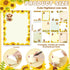 Janlaugh 24 Pads Highland Cow Sticky Notes, 1440 Sheets Self Stick Cute Cow Memo Pads, Office Supplies, Cow Party