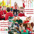 Yexiya Christmas Multi Point Stackable Push Pencil, 48 Pcs Bulk with Xmas Tree Santa Snowman Reindeer Topper