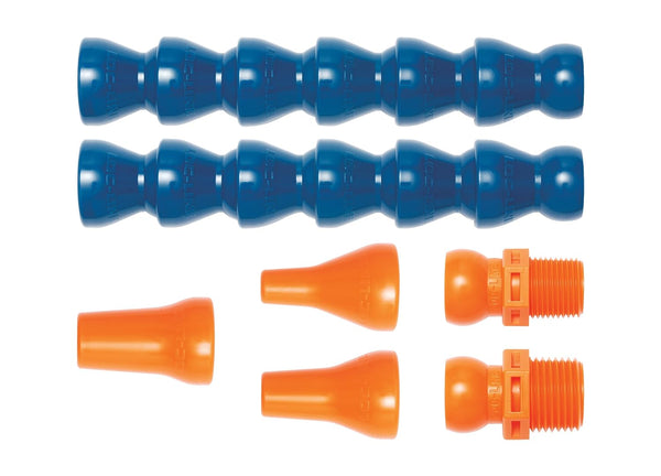 Loc-Line 50813 Coolant Hose Assembly Kit, Acetal Copolymer, 7 Piece, 1/2" Coolant Hose ID