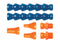 Loc-Line 50813 Coolant Hose Assembly Kit, Acetal Copolymer, 7 Piece, 1/2" Coolant Hose ID