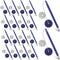 Secure Pen with Adhesive Chain and Blue Ink Holder, 20 Pieces Home Office Supplies