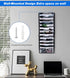 Wall File Holder, 12 Pockets Hanging Organizer for Office, Document Storage, Mail Holder, Magazine Rack, Black