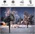 Christmas Snowflake Projector Lights with Outdoor Ground Stakes, IP65 Waterproof Decorative Snowfall LED Lighting Wall Mounted & Floor Mount Garden Patio Indoor Holiday Projector Lamp for Xmas by Matekxy