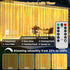10 10Ft 300LED 8 Dimmable Curtain Lights Battery Operated * Waterfall Light with Modes Remote Timer Memory Waterproof