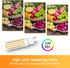 Dimmable G9 Bulb 3000K T4 G9 6W 60 120V 600 G9 Bulbs (3 Pack) LED Warm White, Replacement for Watts Halogen, Ceramic Bi