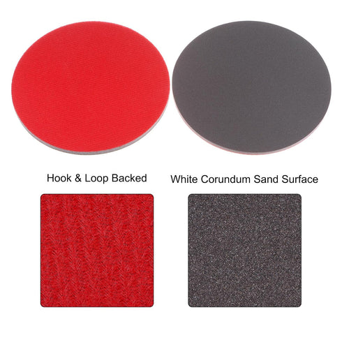 30pcs 2000 5 Inch uxcell Grit Sanding Sponge Hook and Loop Sponge Sanding Disc Wet/Dry for Car Wood Drywall Metal