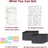 A6 Set x8, x45, x12 x42, 6-Ring 7.4"x 5.7'' Harphia Budget Planner Refills Value with Black Envelope Budget Refill