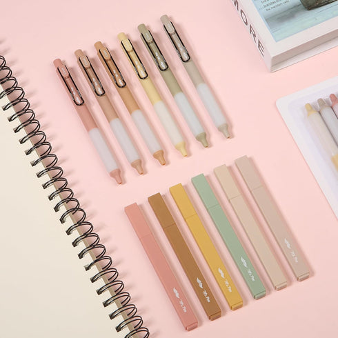 Mr. Pen- Aesthetic Highlighters and Gel Pens, 12 Pack