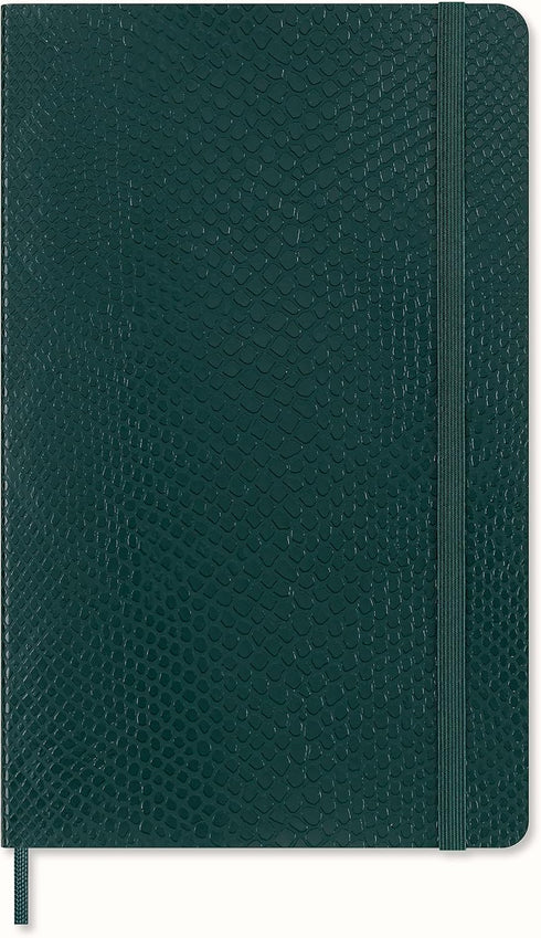 Moleskine Limited Edition Notebook Vegea, Large, Ruled, Green Boa, Soft Cover (5 x 8.25)