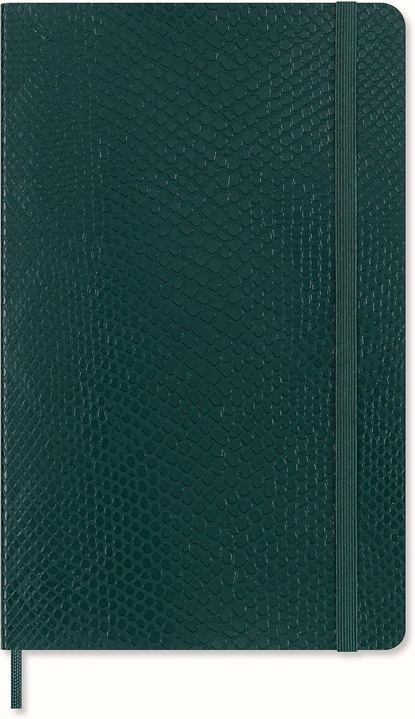 Moleskine Limited Edition Notebook Vegea, Large, Ruled, Green Boa, Soft Cover (5 x 8.25)