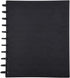 Talia Discbound Notebooks, Customizable Planner, Black with Black Discs, Letter Size (8.5in x 11in)