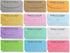 Juvale 96 Pack Bulk Budget Envelopes for Cash System, 12 Colors, Money Saving Challenge, 6.5 x 3 In