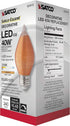 Satco 4.38 Inch 4W C15 LED Medium Base Replacement Lamp