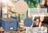 Portable File Storage Organizer Box - 2 Pack with Lid, Dark Blue, Fits Letter/Legal File Folder Storage