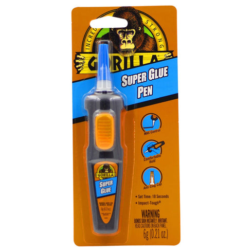 Gorilla Super Glue Pen, Clear, 6 Gram (Pack of 1)