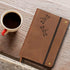The Dragonfly Heart Real Leather Journal, 6 x 8.5 Inches, 200 Lined Pages, Elastic Strap, Leather Notebook for Writing