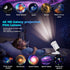 aiyyotto 28 10 1/2/4H Galaxy Projector White Noise Machine Features Non-Repeating Natural Soothing Sounds, Realistic