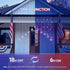 4th String,11.5ft 118LED 8 of July Patriotic Star Icicle Lights,red White and Blue Curtain Waterproof Modes with Timer