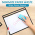 80 Pack Organization(12.5'' 10'',Horizontal) Yunsailing Dry Erase Pockets, Reusable Clear Job Ticket Holders, Plastic