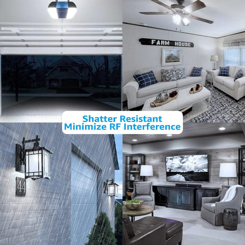 TORCHSTAR Universal Garage Door Opener LED Bulb, 100W Equivalent, 1700lm Ultra Bright, E26 Base, 5000K Daylight, 2 Pack