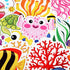 gisgfim Ocean Fish Bulletin Board Decorations - Christian Sea Animals Cutouts for Sunday School