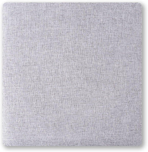 GWTYR Light Gray,1 Pack,Square Chair Pads, Soft Chair Cushion Thicken Seat Pads, Seat