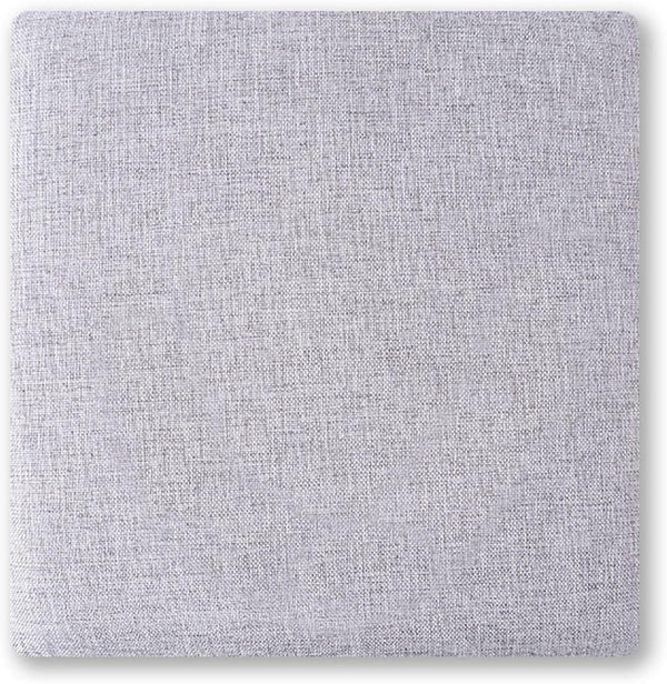 GWTYR Light Gray,1 Pack,Square Chair Pads, Soft Chair Cushion Thicken Seat Pads, Seat