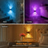 Wall,2 Pack 9 JandCase Night Lights Plug into Star Projector RGB Night Light with Color Change, Automatic Galaxy