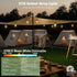 50FT, 27 (25+2 ST38 Bulbs), Dimmable LED Outdoor String Lights Waterproof Patio Lights with Spare Shatterproof
