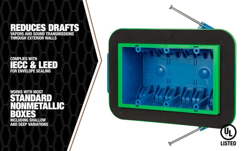 Southwire MDSK3G 3-Gang Draft Seal Kit