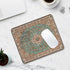 Seorsok Square Aesthetic Bohemian Vintage Mouse Pad, Waterproof Antique Ethnic Design, Non-Slip Rubber Base