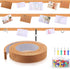 Uanchu Cork Strips Bulletin Bar Strips, Frameless Notice Board with Double Side Tape and 100 Push Pins
