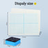 Small Dry Erase Graph Board, 9"x12" XY Axis Whiteboard - 10 Pack Mini Math Boards for Students with 10 Erasers
