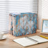 Y YOMA 6 Pack Decorative Hanging File Folders, Letter Size, Marble Design, Pretty File Folder Organizer