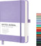 RETTACY Bullet Dotted Journal, A5 Dotted Grid Notebook with 256 Pages, 120 GSM Premium Acid-Free Paper, Leather