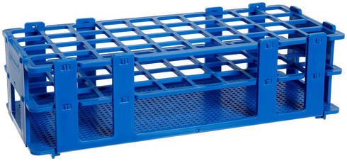SP Bel-Art 187470002 No-Wire Test Tube Rack for 16-20mm Tubes, 40 Places, Blue