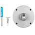 Colton 1" Dial Indicator 0.001" Graduation with Flat and Lug Back, Case Included, Black