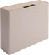 PU Leather Stackable Organizer Drawer, Executive Desktop Filing Cabinet for Jewelry, Bills, Paper, Beige