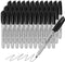 Ultra Fine Point Black Permanent Markers, 36 Pack for Paper, Plastic, Stone, Glass, and Metal