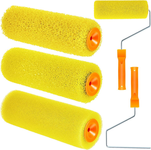 Therwen 5 Pcs 8 Inch Textured Paint Roller Bed Liner Roller Covers