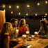 Mlambert G40 LED Replacement Light Bulbs for String Lights, Dimmable E12 Base, 1W Equal to 5W, Warm White 2700K, 25 Pack