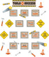 BULLETIN BOARD SET MINI UNDER CONST TOOLS for SUCCESS, 31 PCS