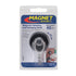 Master Magnetics Black 7580 Magnetic Hook Organizer, Rotating Swing Hook, 65 lb Pull Force