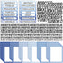 PerKoop 36 Sheets Science Fair Board Supplies - 24 Self Adhesive Presentation Titles and 8 Personalized Letter Sticker