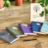 Fanery sue Tree of Life Refillable Writing Journal, A5, Faux Leather Hardcover Notebook, 200 Lined Pages, Lay-Flat